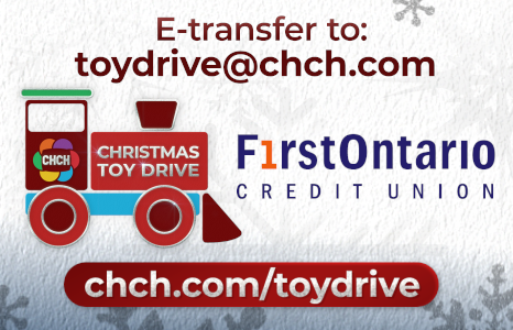 E-transfer to toydrive@chch.com