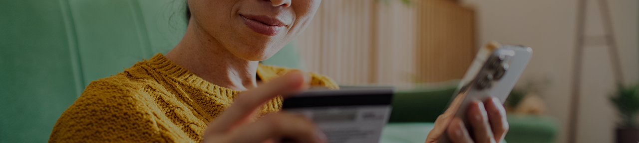 Woman logging into FirstOntario mobile using two step verification